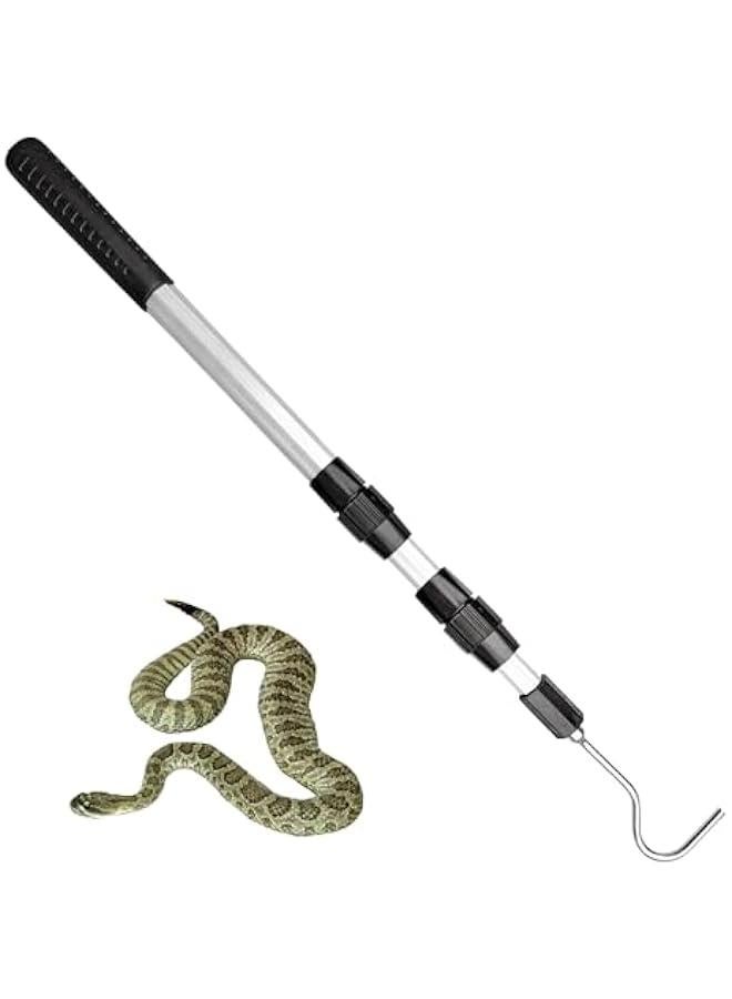 Arabest Snake Hook Reptile Catcher Stick Pole, Heavy Duty Snake Handling Tool kit for Rattlesnakes Python Copperhead Removal Catching - Image 2