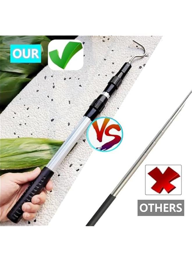 Arabest Snake Hook Reptile Catcher Stick Pole, Heavy Duty Snake Handling Tool kit for Rattlesnakes Python Copperhead Removal Catching - Image 3