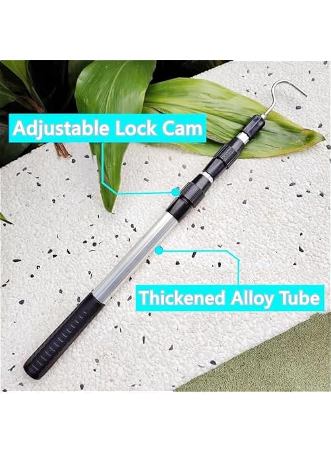 Arabest Snake Hook Reptile Catcher Stick Pole, Heavy Duty Snake Handling Tool kit for Rattlesnakes Python Copperhead Removal Catching - Image 4