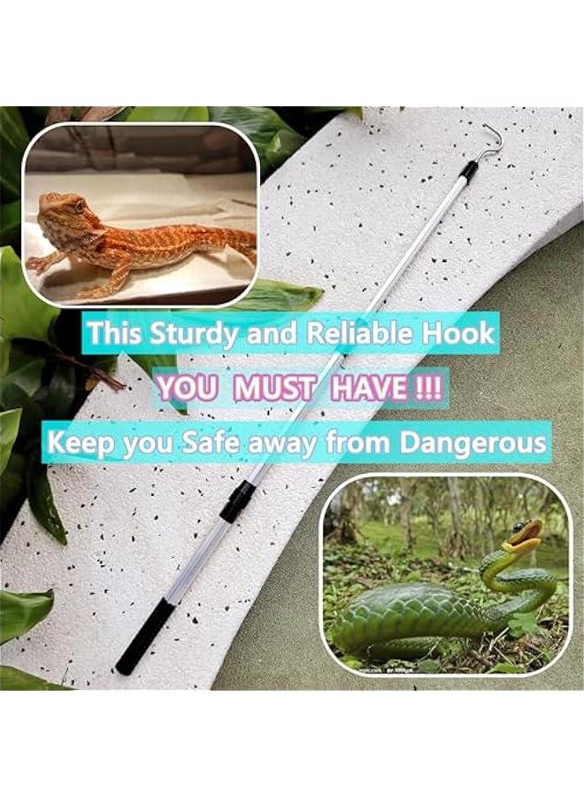 Arabest Snake Hook Reptile Catcher Stick Pole, Heavy Duty Snake Handling Tool kit for Rattlesnakes Python Copperhead Removal Catching - Image 5