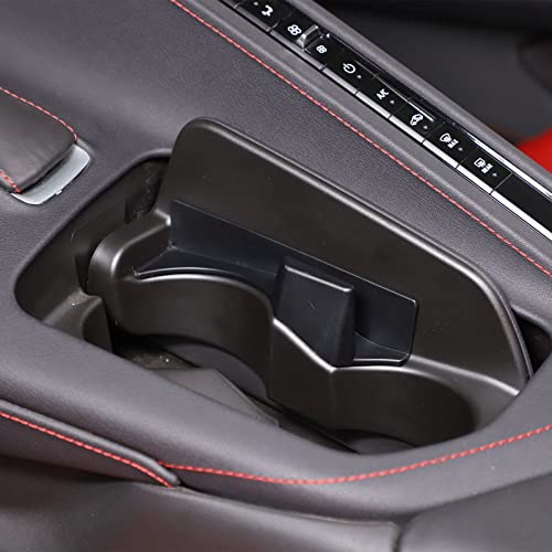 TOYCIDFG Center Console Phone Holder Expand Your Storage with a Cup Holder Lid Bracket for Corvette C8 Stingray 2020-2025 Z06 Z51- Ideal for Phone and Glasses (Cup Holder) - Image 5