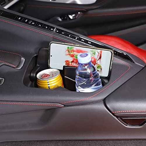 TOYCIDFG Center Console Phone Holder Expand Your Storage with a Cup Holder Lid Bracket for Corvette C8 Stingray 2020-2025 Z06 Z51- Ideal for Phone and Glasses (Cup Holder) - Image 4