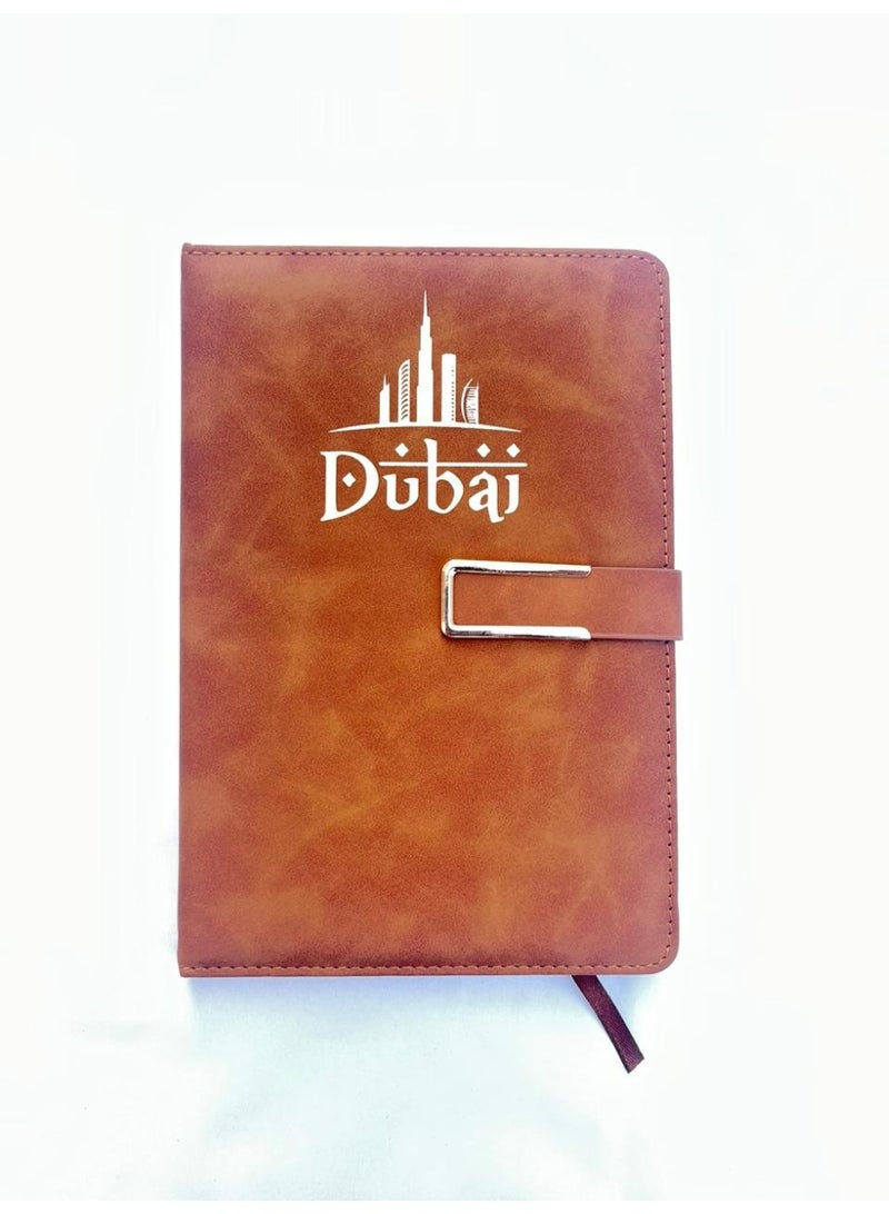 Generic Premium Lined Brown Journal Notebook | A5 Hardcover with Bookmark & Inner Pocket | Elegant Brown Leather Cover | Daily Notes, Reflections, Planning & Gifting  - Image 5