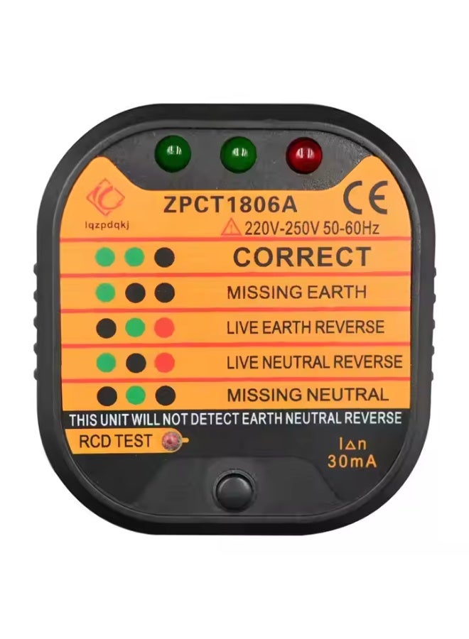 Halamine Outlet Tester,Socket Tester (ZPCT1808A) - Image 3