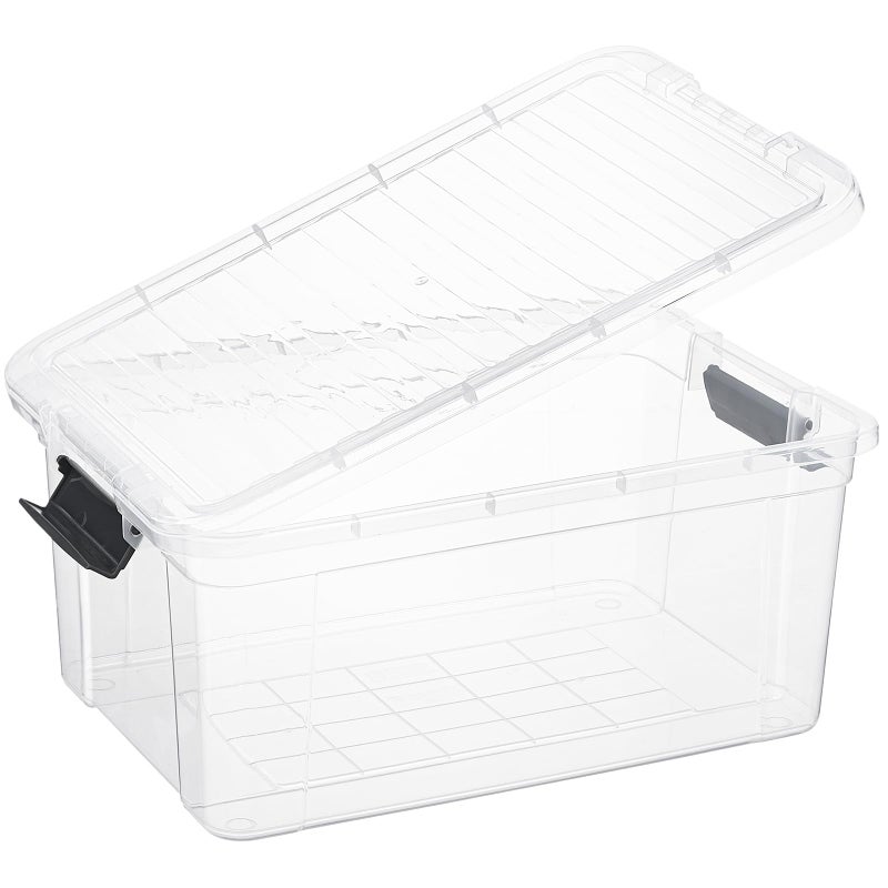 Superio Clear Storage Box with Lid, 21 Quart Plastic Container Bins for Organizing, Stackable Crates, BPA Free, Non Toxic, Odor Free, Organizers for Home, Office, School, and Dorm - Image 5