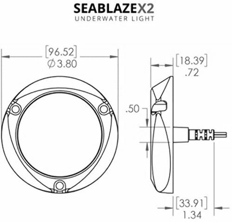 Lumitec SeaBlaze X2 Underwater Light, Bronze, Spectrum RGBW, One Size - Image 2