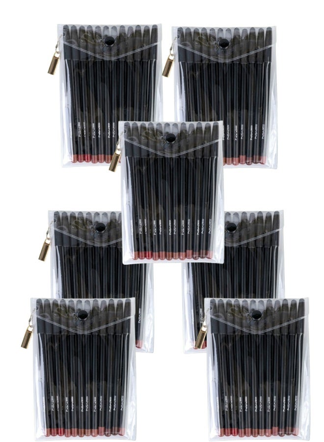 NWK 7 Sets Multicolour Lip Liner 12 Pieces - Image 1