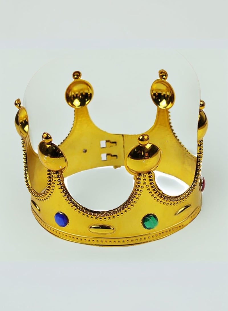 DURKU Kids King Costume Set, King Crown, Cape, Scepter, Royal Dress-Up Accessories for Halloween Fancy Dress Cosplay Party Carnival, 80cm - Image 5