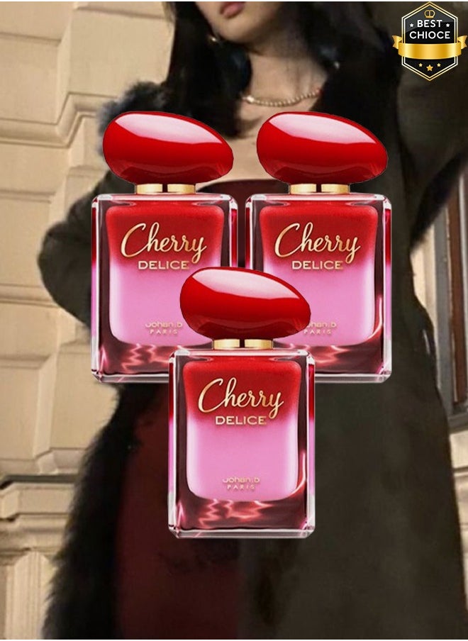 Johan.B Paris 3 Pieces Cherry Delice Perfume For Women 85ml EDP  - Image 1
