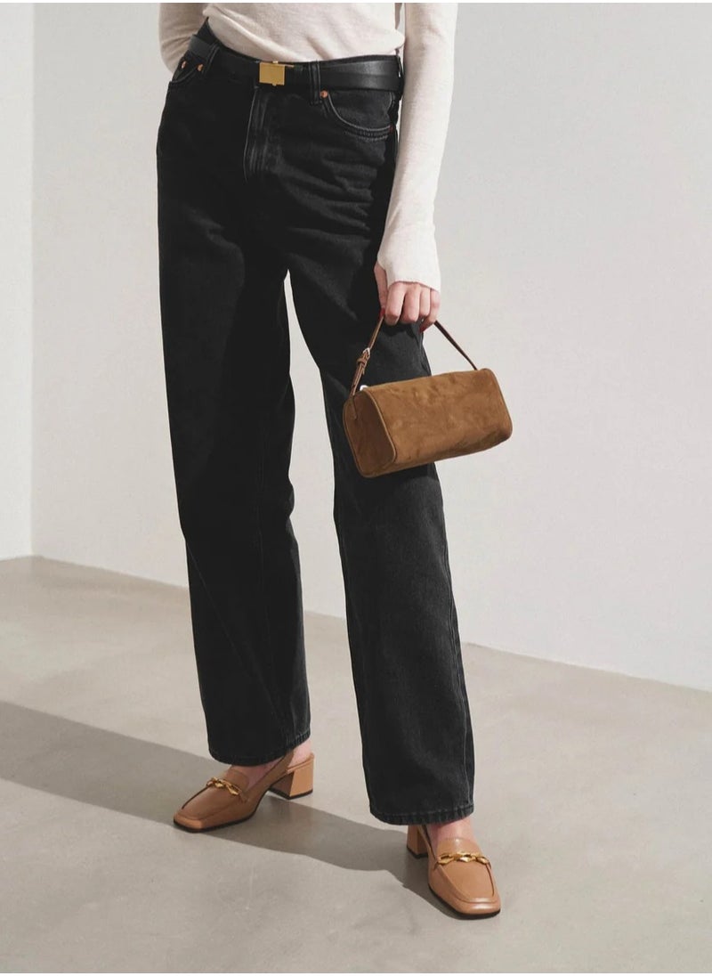 TR - The Row 90's suede tote - Image 1