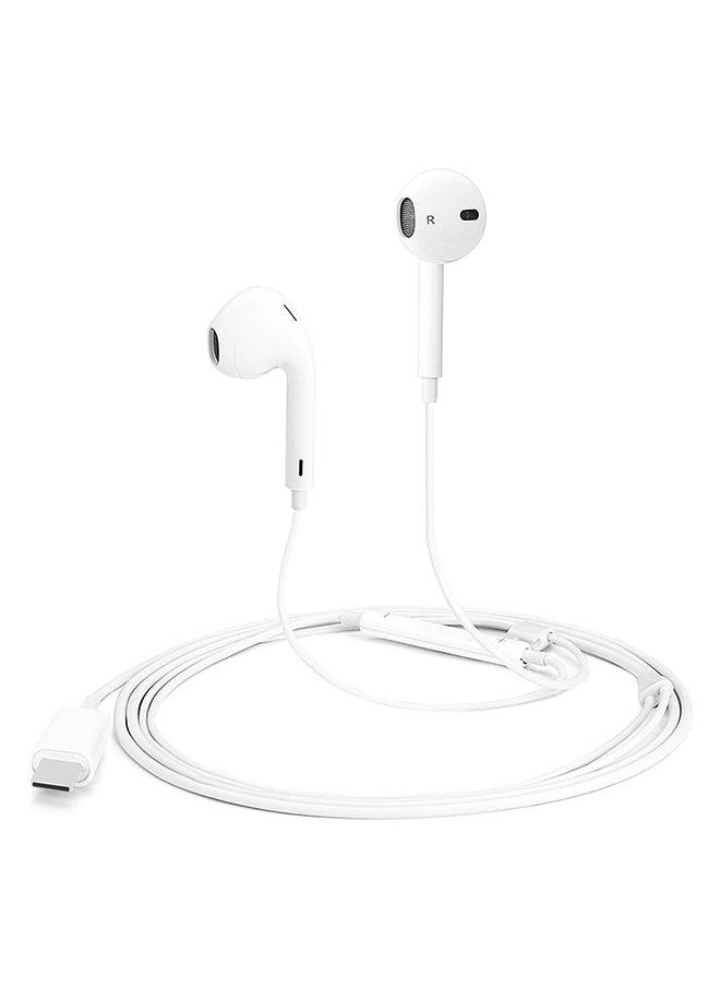 Generic - Type-C In-Ear Earphones/Headphones With Mic White - Image 1