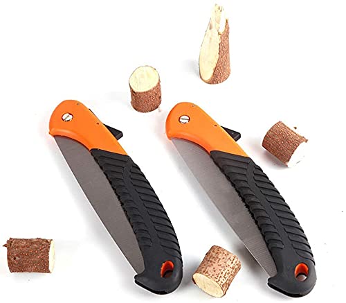 Anadi Folding Purner Cutter Steel Manganese Garden Hand Saw Tools Cutting Sawing Pruning Tree Branch New Bypass Pruner 2 Pcs Manual - Image 2
