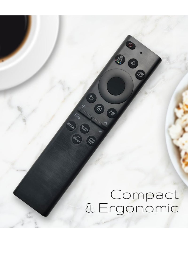 ELTRAZONE - Original OEM BN59-01385A Solar Voice Remote Control (2021) for Samsung Smart TVs – Compatible with Neo QLED, The Frame, and Crystal UHD Series - Image 1