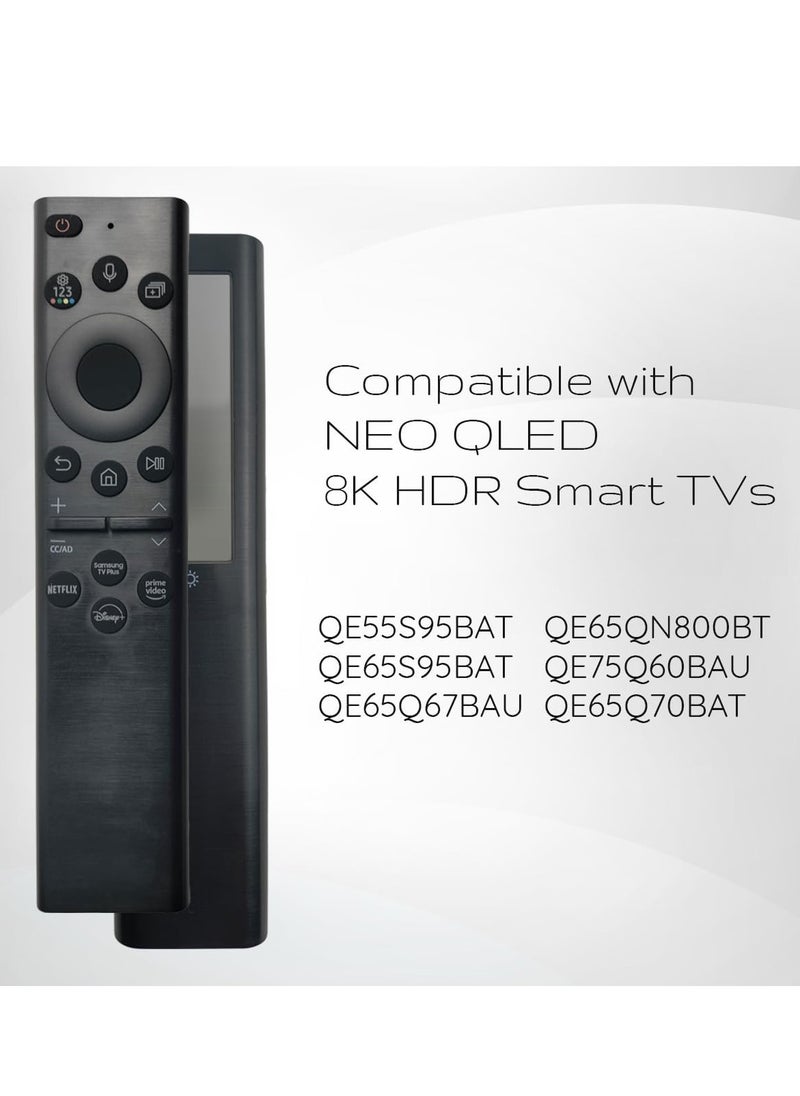 ELTRAZONE - Original OEM BN59-01385A Solar Voice Remote Control (2021) for Samsung Smart TVs – Compatible with Neo QLED, The Frame, and Crystal UHD Series - Image 1