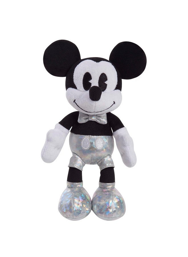 Just Play Disney100 Years of Wonder Mickey Mouse Small Plush Stuffed Animal, Kids Toys for Ages 2 Up by Just Play - Image 2