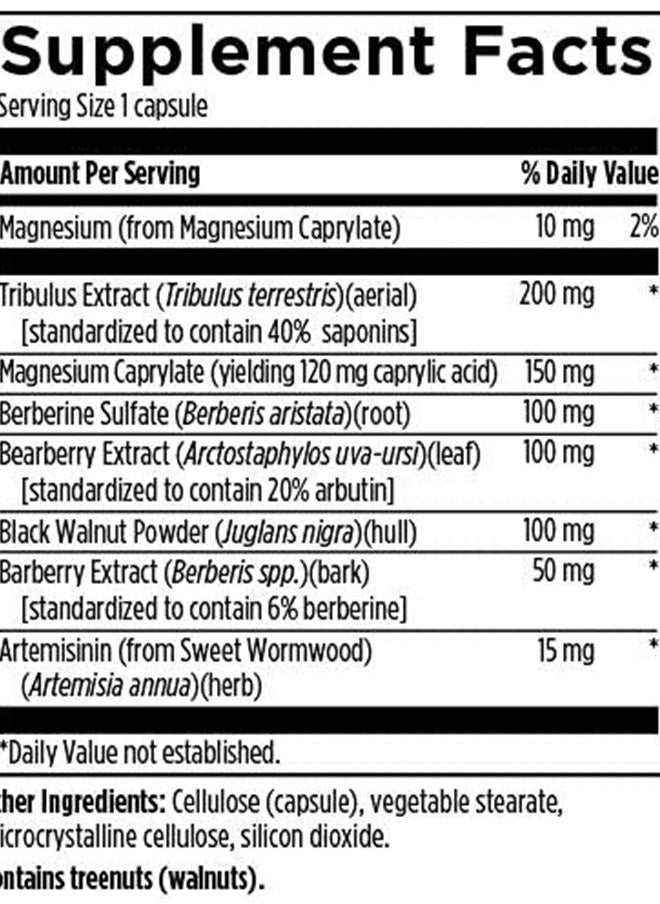 designs for health - Designs for Health GI Microb-X - Botanical Gut Support, Cleanse + Detox Supplement with Tribulus, Berberine + Barberry Extract - Vegetarian + Non-GMO (60 Capsules) - Image 1