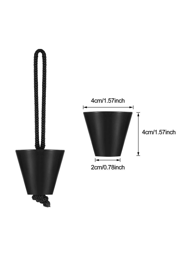 KASTWAVE - 8 General-Purpose Kayak Scupper Plug Kit, Silicone Scupper Plug, Kayak Drainage Hole Plug Drainage Hole Plug With Lanyard - Image 1