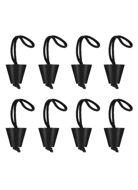 8 General-Purpose Kayak Scupper Plug Kit, Silicone Scupper Plug, Kayak Drainage Hole Plug Drainage Hole Plug With Lanyard