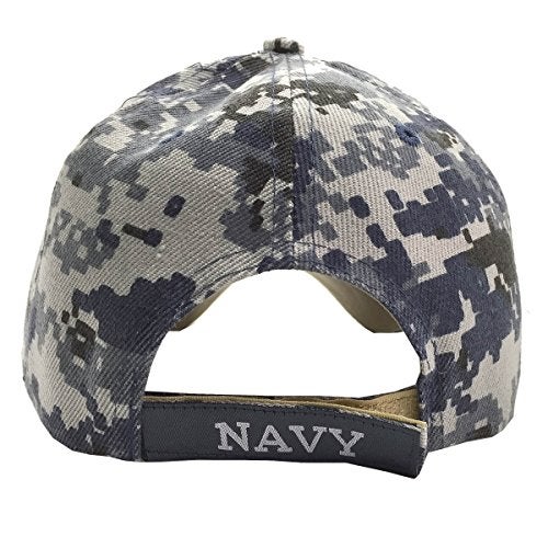 AES Military Veteran 3D Letters Digital Camo ACU Embroidered Cap Hat (Licensed) - Image 2