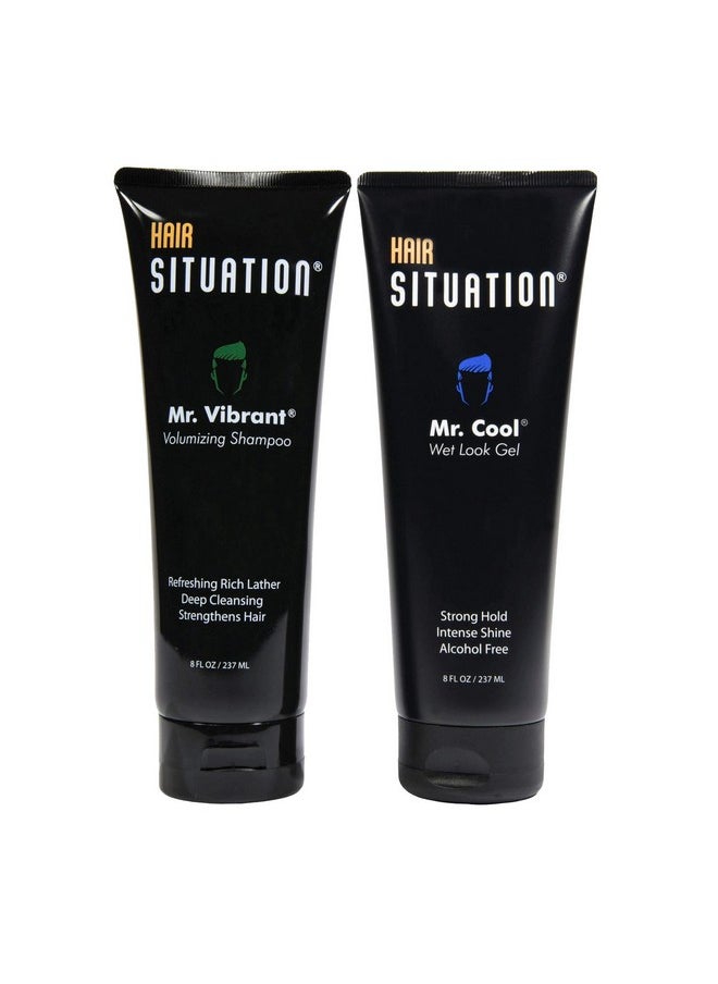 Hair Situation - Mr. Cool Wet Look Gel & Mr. Vibrant Volume Shampoo - Image 1