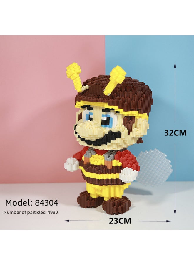 Large Mario Building Blocks Set For Boys And Girls Educational Assembly Toy Adult And Kids Puzzle Gift Losen ABS Material-Color:LS Backpack Star Dailou - Image 5