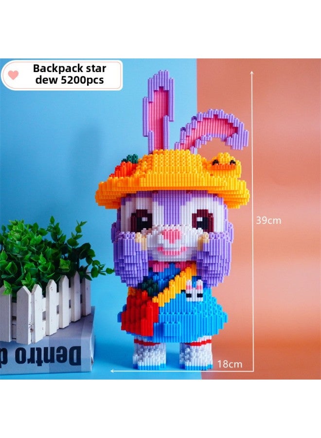 Large Mario Building Blocks Set For Boys And Girls Educational Assembly Toy Adult And Kids Puzzle Gift Losen ABS Material-Color:LS Backpack Star Dailou - Image 1