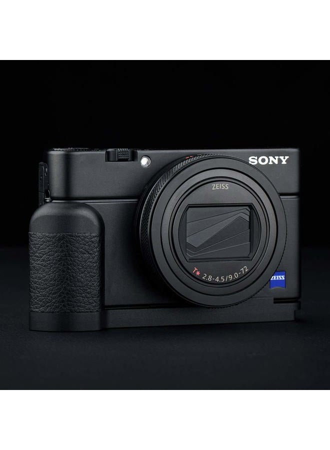 JJC Dedicated Metal Hand Grip L Bracket for Sony RX100 VII RX100M7 Anti-Slip Holder, No Blocking to HDMI Multi Microphone Jack & Battery Memory Card Compartment, Replaces Sony AGR2 Attachment Grip - Image 2