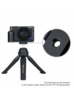 JJC Dedicated Metal Hand Grip L Bracket for Sony RX100 VII RX100M7 Anti-Slip Holder, No Blocking to HDMI Multi Microphone Jack & Battery Memory Card Compartment, Replaces Sony AGR2 Attachment Grip  - Image 5