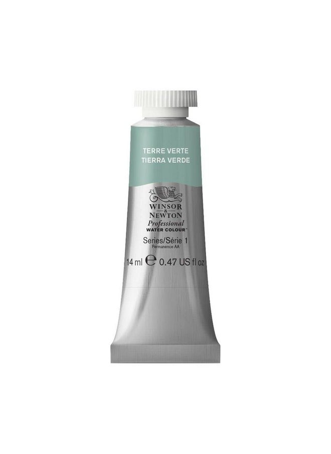 WINSOR & NEWTON Professional Water Colour 14 Ml - Terre Verte (637) - Finely Pigmented, Vibrant, Vivid & Intermixable Artists' Water Colour Paints - More Colours Available  - Image 1