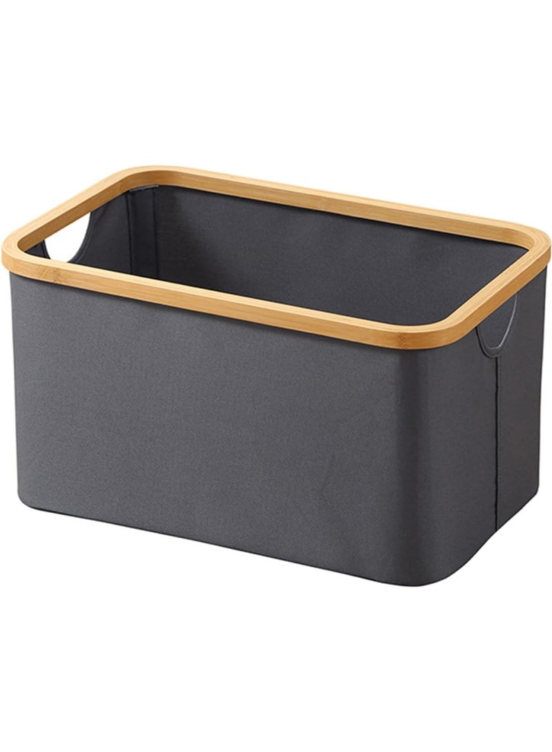 Laundry Hamper Foldable Freestanding Clothes Hamper for Clothes Toys Laundry L Grey | 1 Laundry Hamper - Image 1