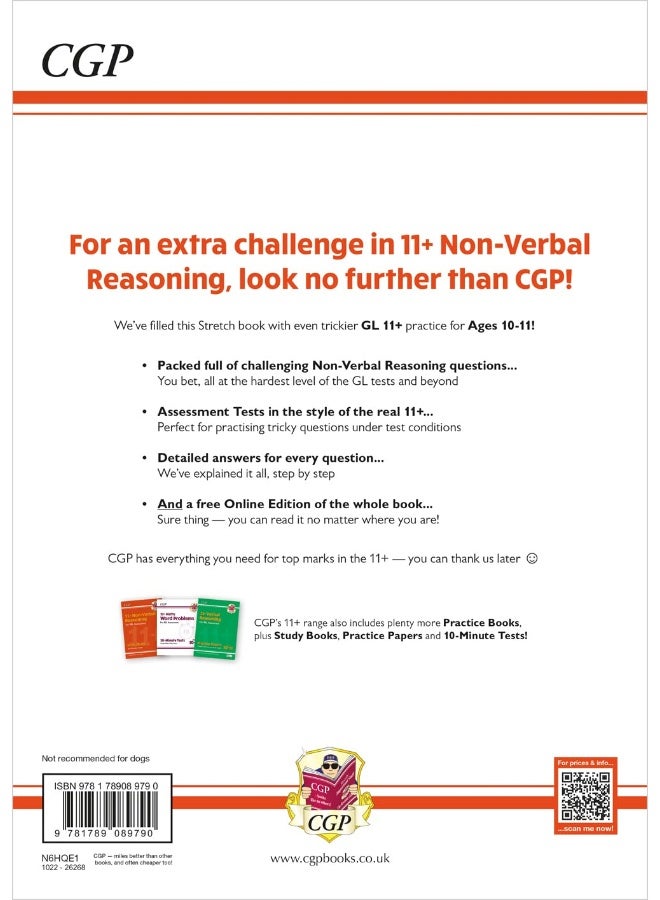11+ GL Non-Verbal Reasoning Stretch Practice Book & Assessment Tests - Ages 10-11 (with Online Ed) - Image 2
