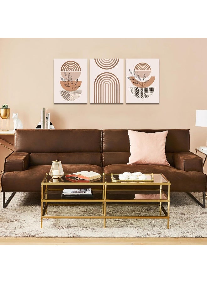 DZRWUBHS Boho Wall Decor Living Room Canvas Wall Art For Bedroom Abstract Line Wall Paintings Wall Decorations For Office Abstract Prints Artwork Room Wall Pictures Kitchen Home Decoration 3 Piece Set - Image 3