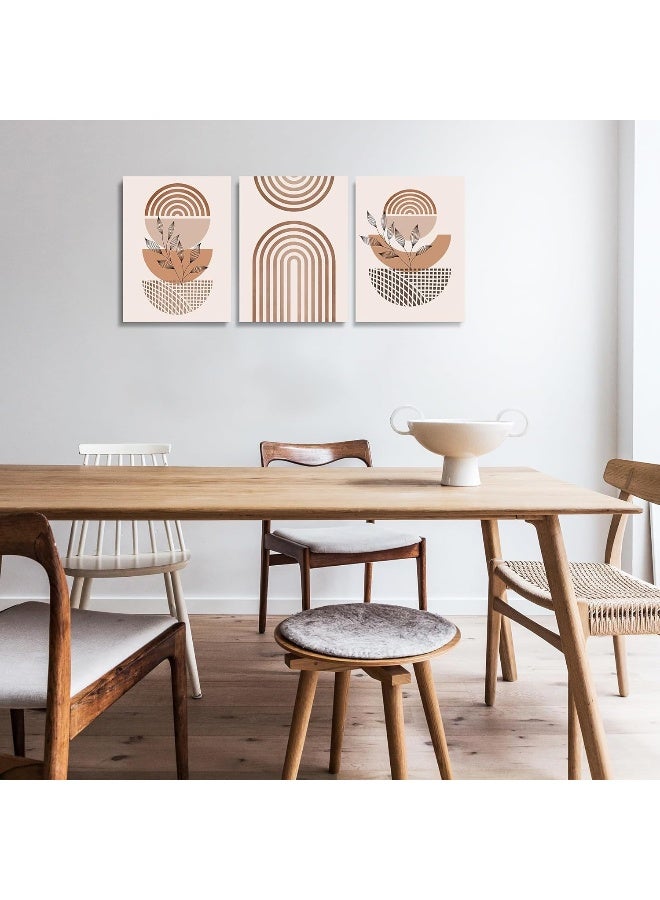 DZRWUBHS Boho Wall Decor Living Room Canvas Wall Art For Bedroom Abstract Line Wall Paintings Wall Decorations For Office Abstract Prints Artwork Room Wall Pictures Kitchen Home Decoration 3 Piece Set - Image 4