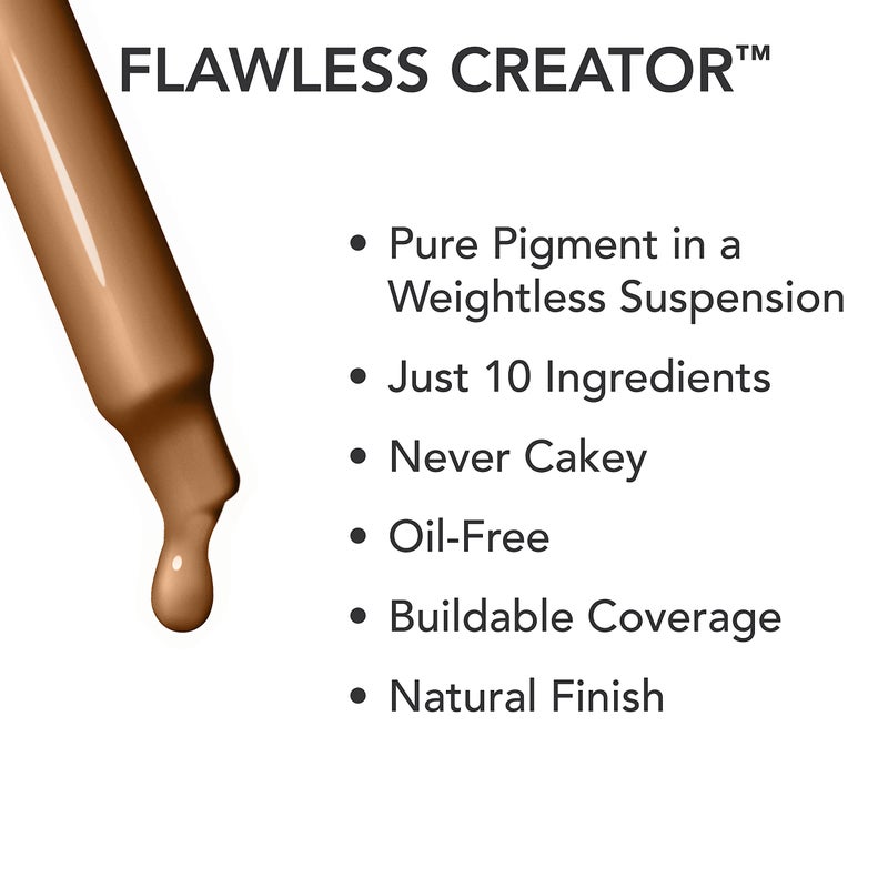 Dermablend Flawless Creator Lightweight Foundation, 75W: For tan to deep skin with warm, yellow undertones, 1 Fl Oz - Image 3