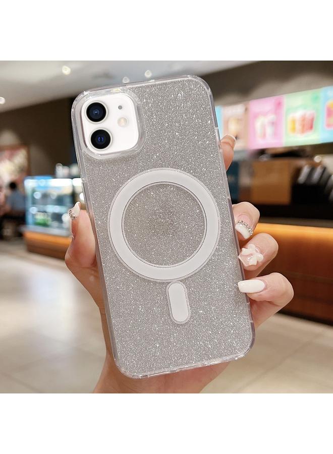 زبون جراب هاتف ماج سيف لامع شفاف من الأكريليك لهاتف آيفون 11 - Image 1