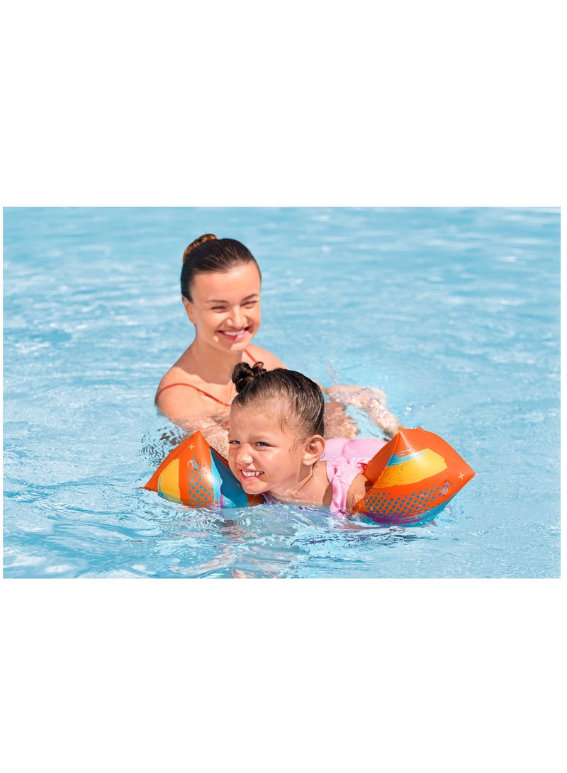 Bestway Swim Safe Inflatable Colorful Swimming Arm Bands 25x15cm - Image 4