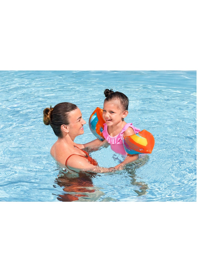Bestway Swim Safe Inflatable Colorful Swimming Arm Bands 25x15cm - Image 3