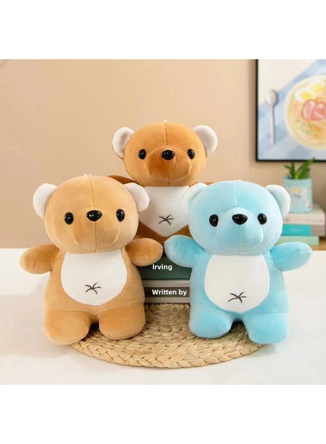 Plush Toy Seven-inch Grasping Machine Doll Doll Wedding Toss Cute Doll Stall Ring Children's Comfort Gift-Specifications:Colorful Bear - Image 1