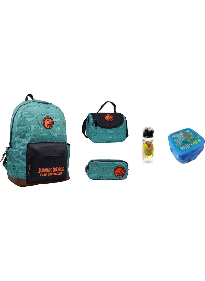 JURASSIC WORLD School Bag Set (5 Pieces) 