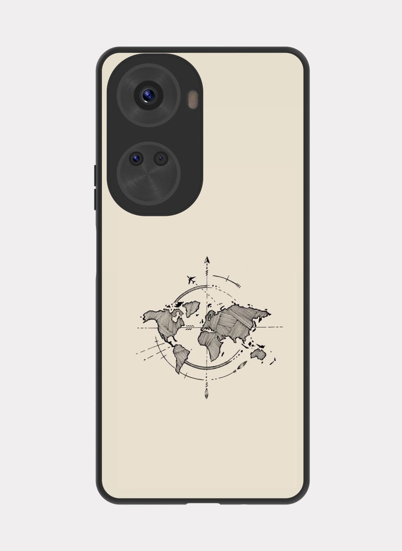 PXLAAT Huawei Nova 12 SE case cover World Map - Image 1