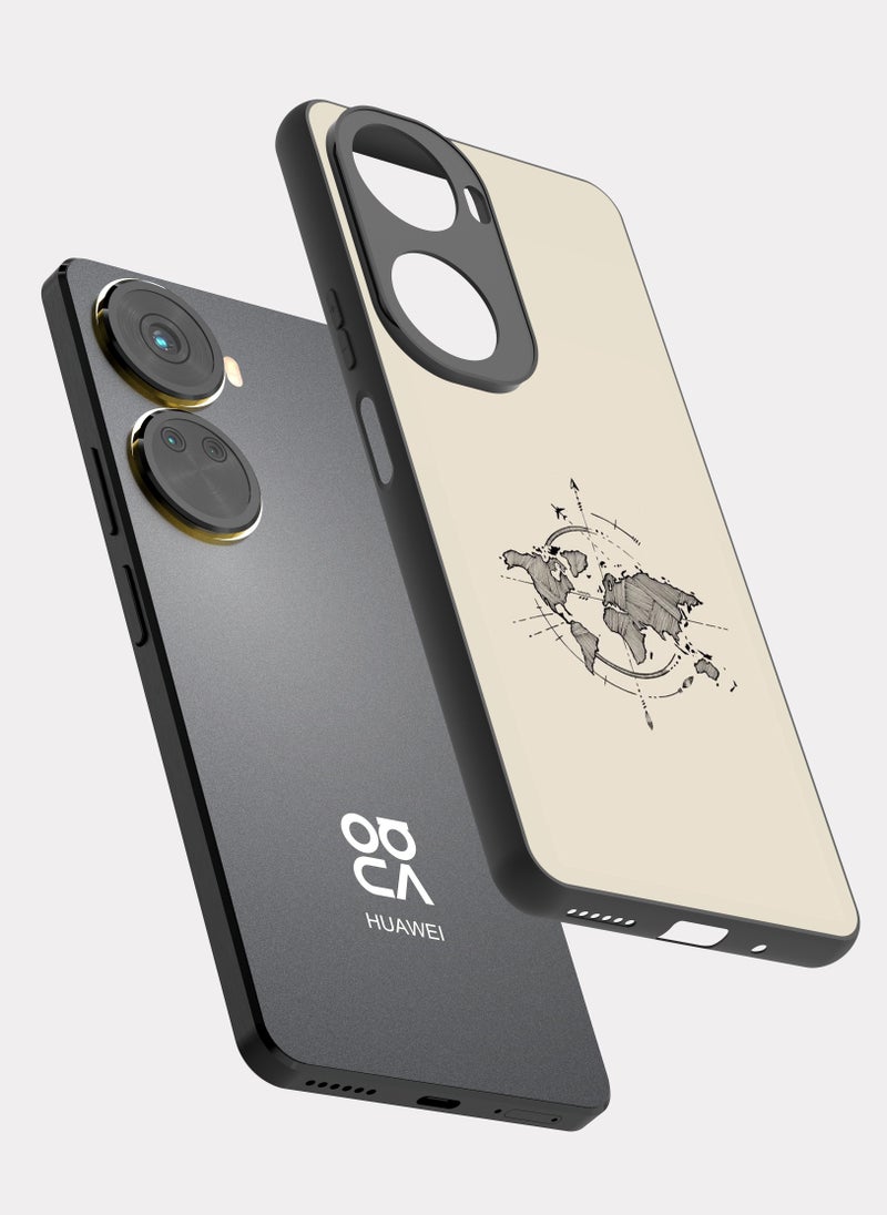 PXLAAT Huawei Nova 12 SE case cover World Map - Image 2