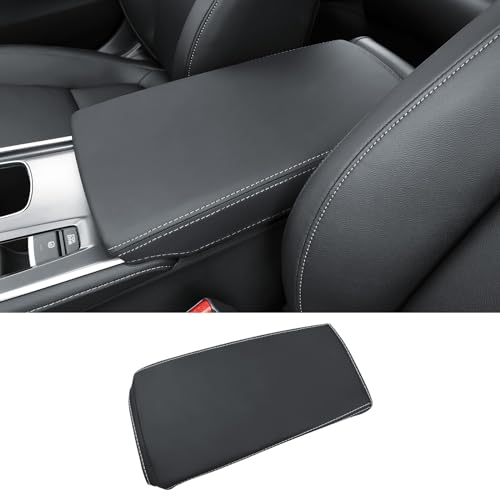 Bercicci Center Console Armrest Cover for Honda Accord 2023 2024 2025 Accessories Center Console Liner Leather Protection Armrest Cover (Black) - Image 1