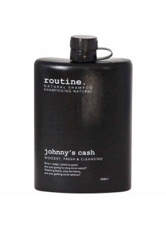 routine Routine  Johnnys Cash 350ml Natural Shampoo Cedarwood Pine  Bergamot Color Safe  Botanicals  Vegan  Refillable no SLS or Parabens  No Synthetic Fragrance 