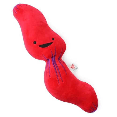 I Heart Guts Esophagus 14 Plushie Reflux Funny Gift Cute Esophageal Surgery Support Plush ENT Recovery Get Well Gift GERD Humor Present Comfort Pillow Healthcare Anatomy Science Stuffed Toys - Image 1