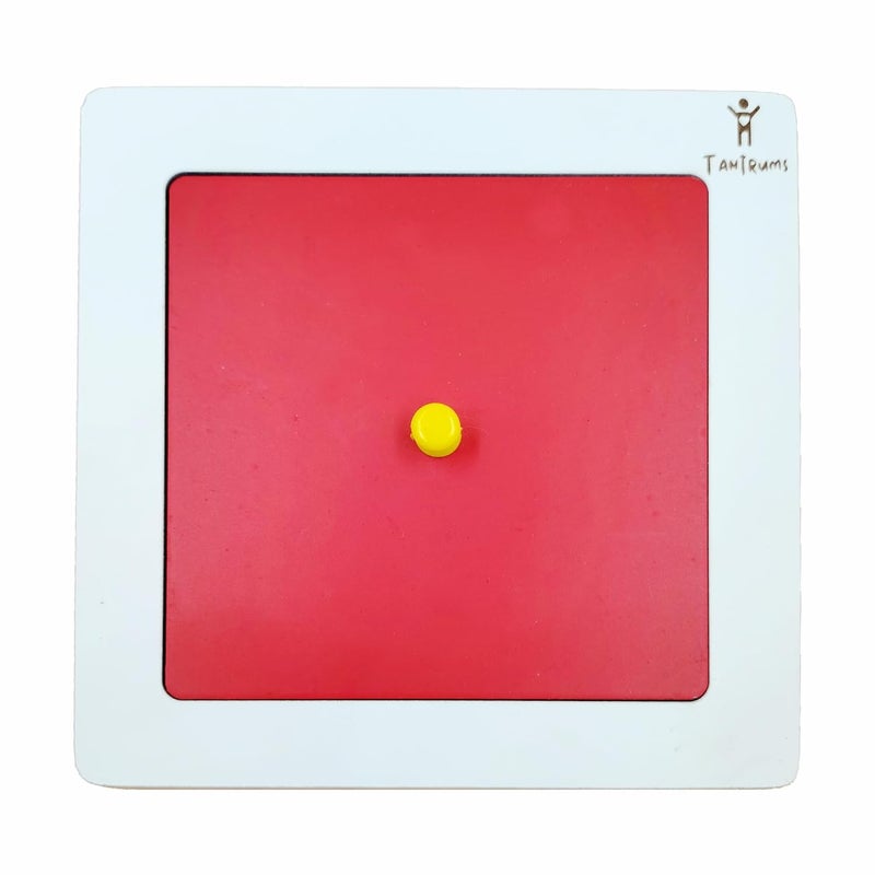 Tantrums Multicolor Educational Geometry Shapes Board - Square, Circle, Triangle Puzzle for Early Childhood Learning - Image 1