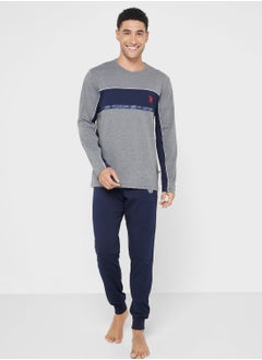 Crew Neck T-Shirt Pyjama Set