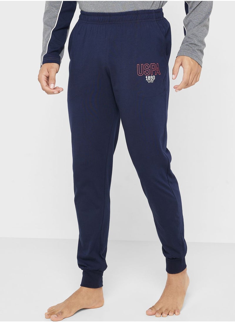 U.S. Polo Assn. - Crew Neck T-Shirt Pyjama Set - Image 1