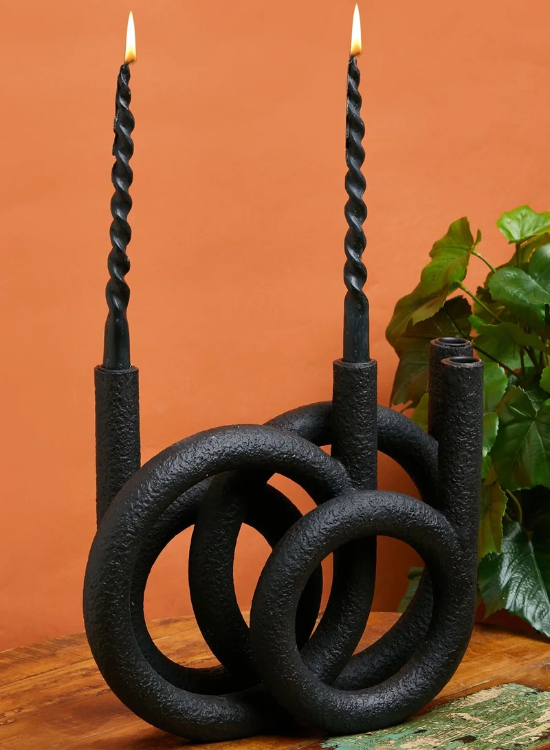 present time Rings Candle Holder