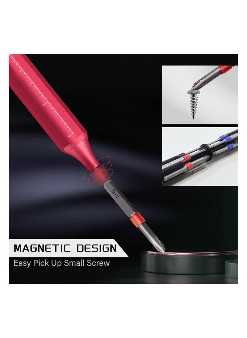 Excefore 10 in 1 Mini Screwdriver Sets Precision Screwdriver Set Portable Multi-Purpose Screwdriver Repair Tool Kit for Electronics Eyeglass Phone Watch  - Image 3