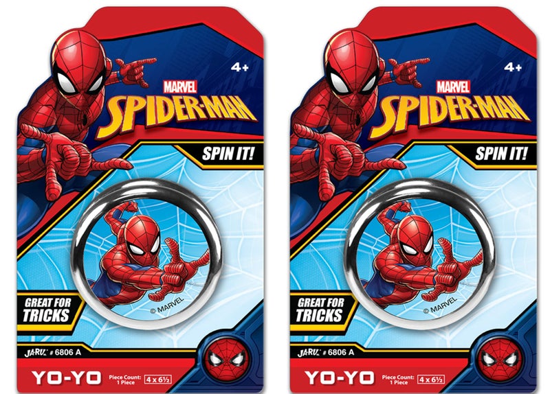 JARU Marvel Avengers Toys YoYo Toy 2 Units Spiderman Fidget Toy Superheroes Spiderman Hulk Kids Yoyo Beginner String Trick Kids YoYo Game Fidget Toys for Boys Spid68062s - Image 2